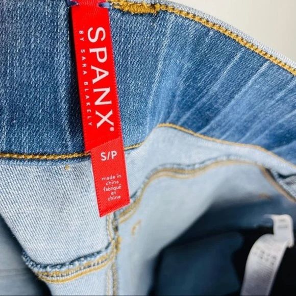 SPANX Skinny Jeans - High waisted -NWT - Light Blue- Size: SP - Picture 6 of 7